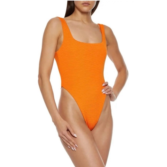 NEW Mara Hoffman Idalia One Piece Saffron - Picture 2 of 11